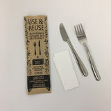 Set Posate Forchetta e Coltello, collezione Use & Reuse - Pintinox