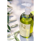 Distributeur rechargeable Shampooing Gel Douche et Mains, 500 ml - Oliva del Mediterraneo