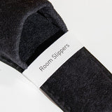 Chaussons Noirs en éponge ouverts