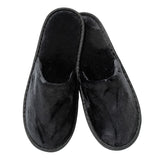 Luxury Slipper aus schwarzem Velours