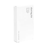 Rasierset in weißem Karton