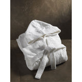 Accappatoio modello collo a scialle in spugna soft touch, 380g/m2