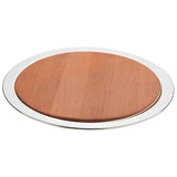 Piatto Formaggi Con Tagliere In Faggio, buffet Inox - Pintinox