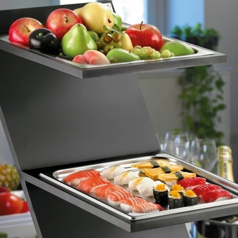 Alzata A 3 Piani Con Ciotole In Plastica Lifewit - Per Buffet, Feste E Antipasti