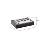 Porta Bottiglie A Doppia Parete Refrigerato, Wengé, buffet Classic - Pintinox