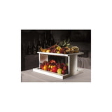 Porta Frutta A 2 Piani, bianco, buffet 5 Stelle - Pintinox