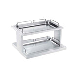 Porta Frutta A 2 Piani, bianco, buffet 5 Stelle - Pintinox