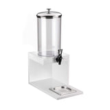 Distributore Succhi E Bevande Con Colonna Refrigerante E Rubinetto Tomlinson lt 9,5, bianco, buffet 5 Stelle - Pintinox