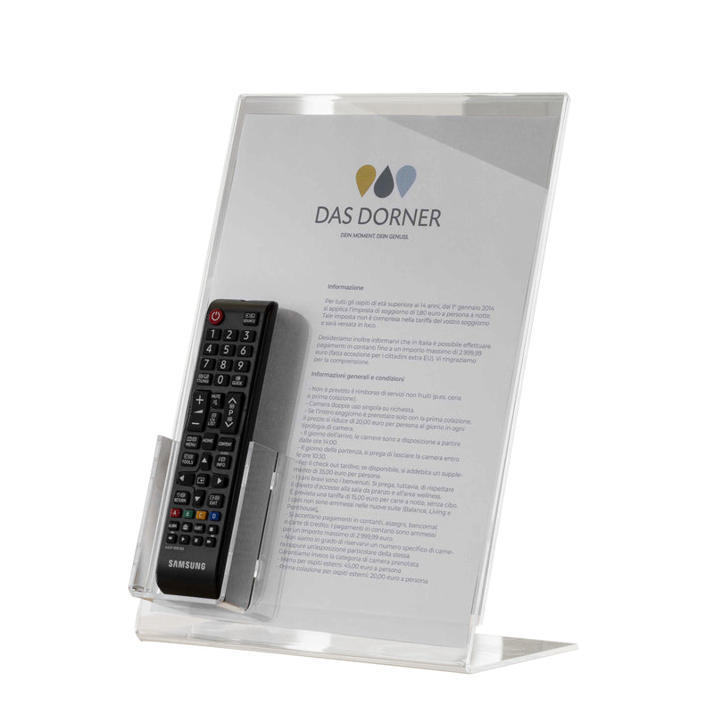 Portacorrispondenza In Acrilico Trasparente Wedo - 2 Scomparti Con Gommini Protettivi - Foto 11