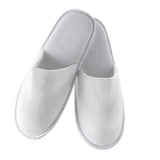Chaussons Blancs en Velours Luxe