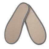 Chaussons de Luxe Gris en Éponge