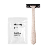 Set barba biodegradabile in Eco flowpack