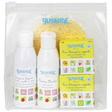 Trousse à Fermeture éclair en PVC Transparent, Complète - L'Amande Enfant