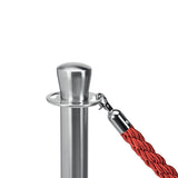 Colonna Formacorsie in Acciaio Satinato Argentato