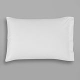 Taie d’oreiller forme sac en satin ligné 300 fils, 50x80 cm - Frette