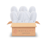 Starter Kit White Closed Slippers – 20 pairs