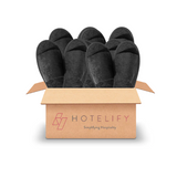 Starter Kit Black Open Slippers – 20 pairs