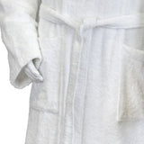 Peignoir à col châle en tissu éponge en fil ring 420 g/m2