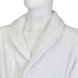 Peignoir à col châle en tissu éponge en fil ring 420 g/m2