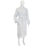 Peignoir à col châle en tissu éponge velours 420 g/m2