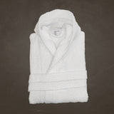 Peignoir à capuche en tissu éponge en fil ring 420 g/m2