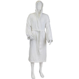 Peignoir à capuche en tissu éponge en fil ring 420 g/m2