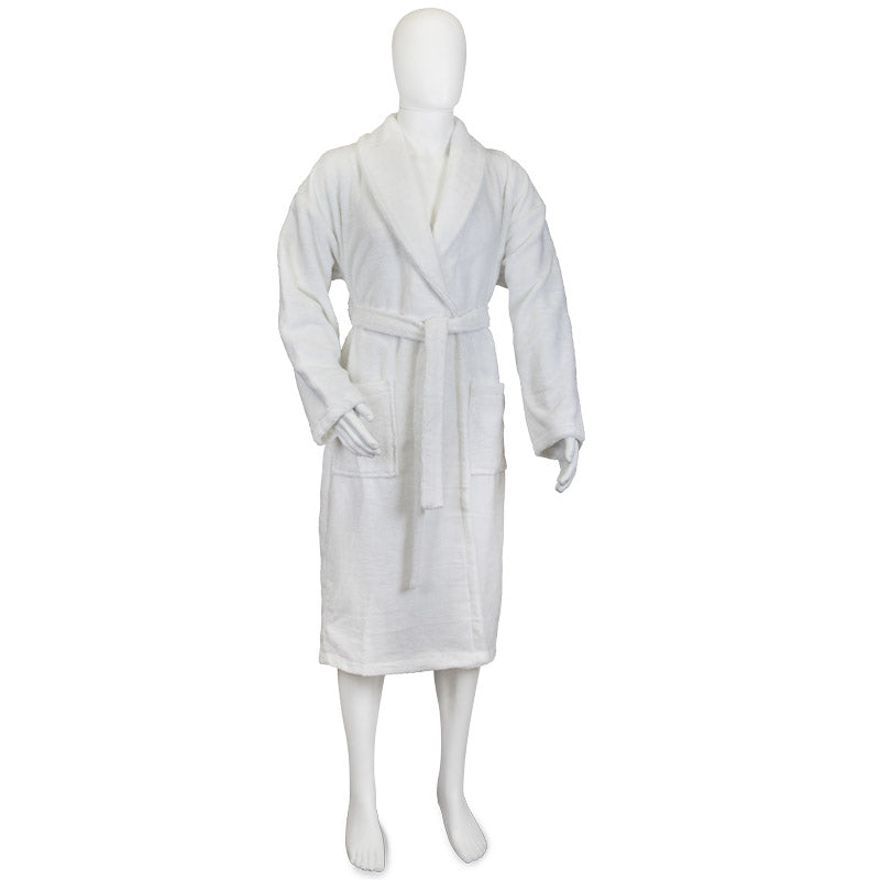 Accappatoio In Spugna 380 Gr/mq - Morbido E Assorbente Per Spa, Hotel, Casa - Bianco - Foto 9