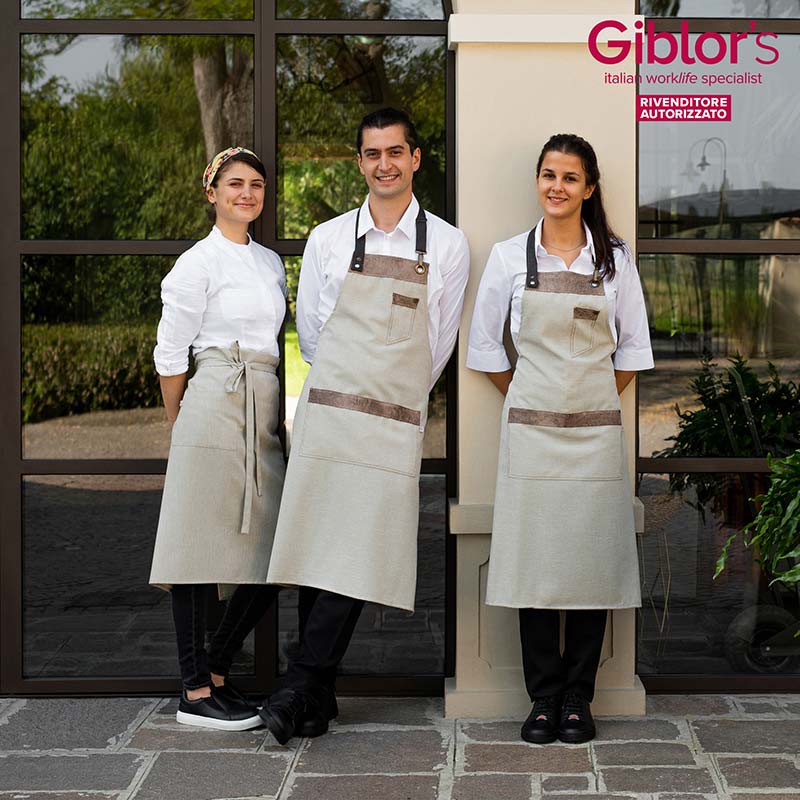 Grembiule Tropez Fake Linen - Giblor's