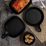 Tegame Rettangolare cm 22x13xh4,5, colore Nero, collezione Mignon - Tognana Porcellane