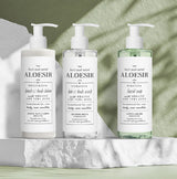 Dispenser ricaricabile Bagnodoccia e Shampoo, 300 ml - Aloesir
