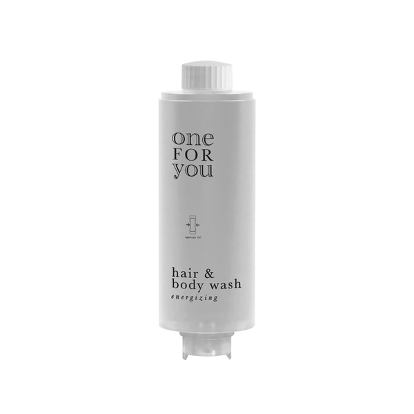 Distributeur Shampooing et Gel Douche, 320 ml - One For You