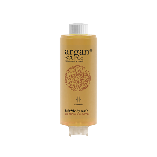 Dispenser ricaricabile Bagnodoccia e Shampoo, 320 ml - Argan Source