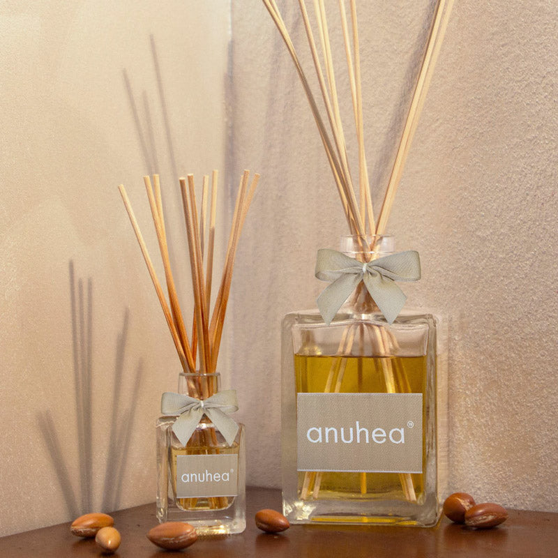 Osmose-Diffusor aus transparentem Glas, Argan 400 ml – Anuhea