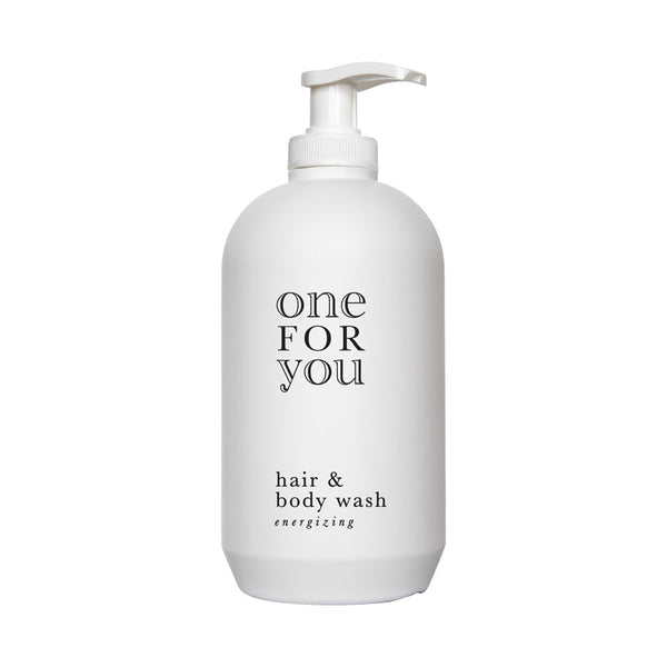 Distributeur Shampooing et Gel Douche, 480 ml - One For You