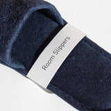 Chaussons Bleus en éponge ouverts