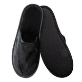 Chaussons Luxury noirs en velours