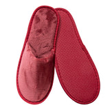 Chaussons Luxury bordeaux en velours
