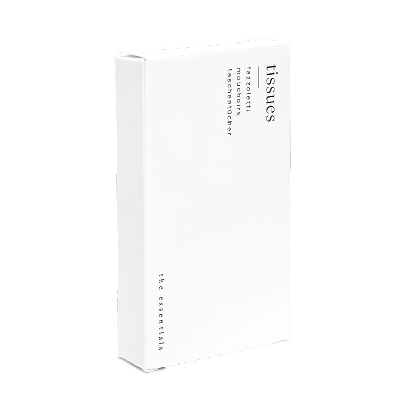 Set Mouchoirs emballage cartoné blanc