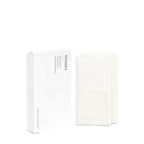 Set Mouchoirs emballage cartoné blanc