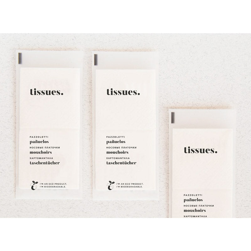 Kit de mouchoirs en flowpack écologique