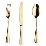 Forchetta Dolce, collezione Baguette Treasure Gold - Pintinox