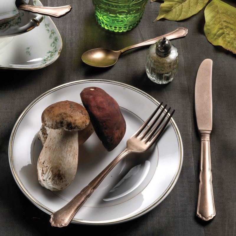 Forchetta Dolce, collezione Settecento Alchimique Bronze - Pintinox