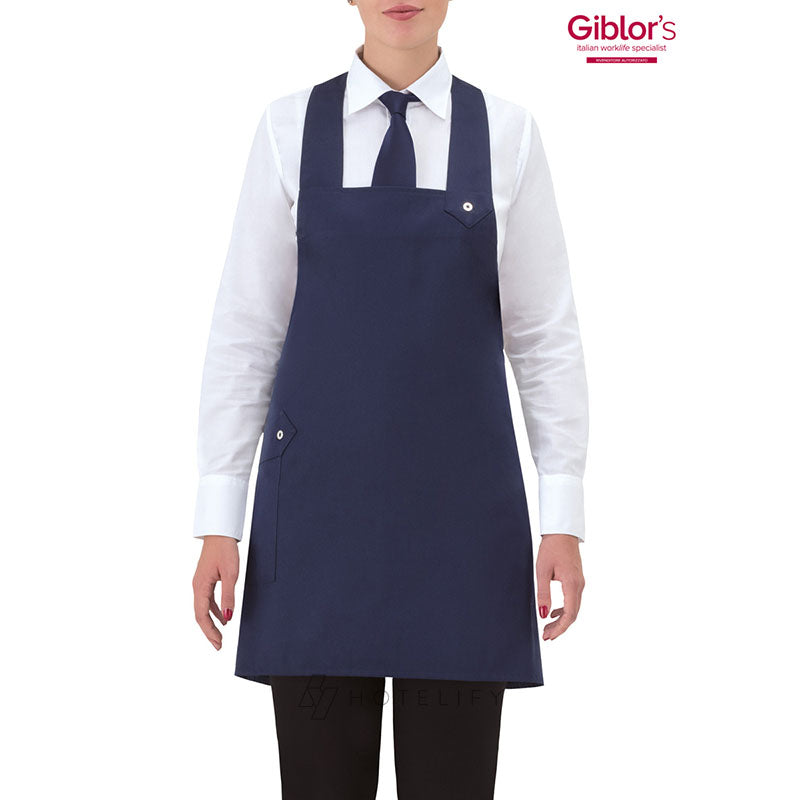 Grembiule Elettra, colore Blu - Giblor's