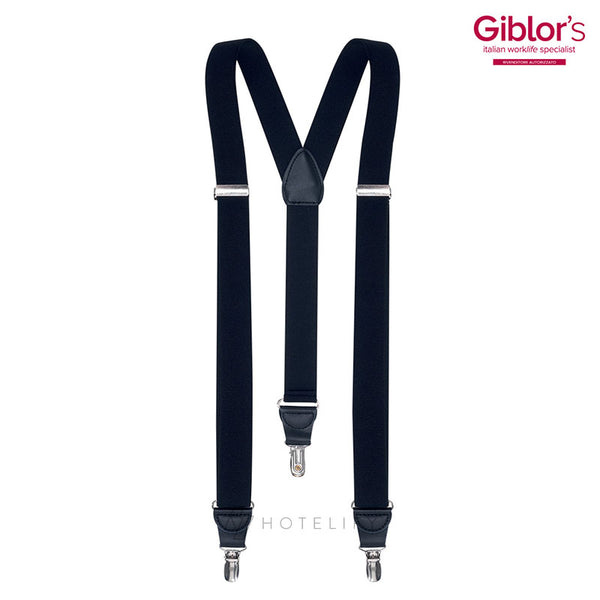 Bretelles Unies, Noires - Giblor's