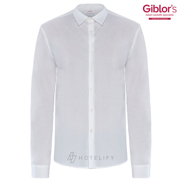 Chemise Peter, Blanche, Taille L - Giblor's