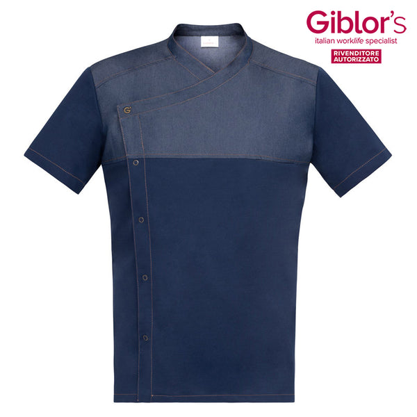 Giacca Cuoco Lapo, Colore Jeans Blu - Giblor's