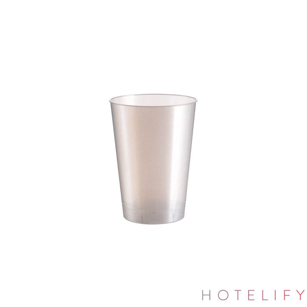 Bicchiere, colore Bianco trasparente perlé - Goldplast