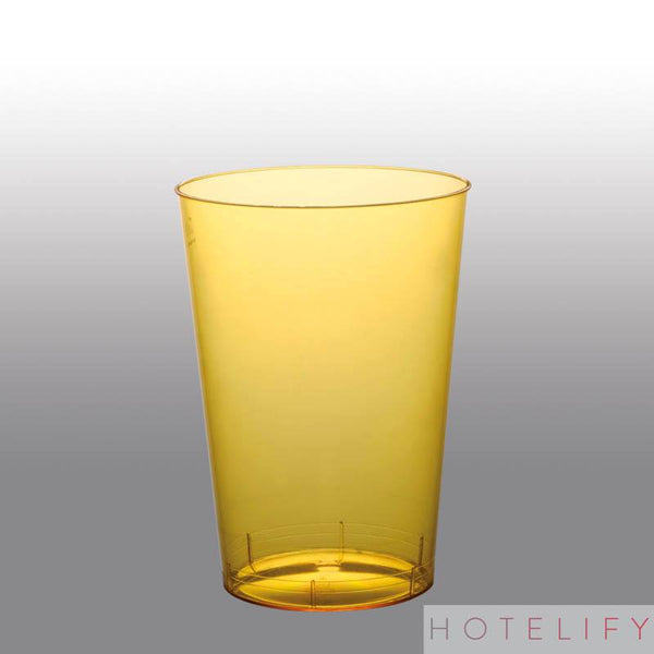Bicchiere, colore Giallo Limone Trasparente - Goldplast