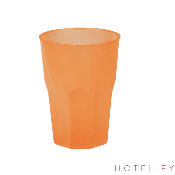 Bicchiere Cocktail, colore Arancio Trasparente Frost - Goldplast