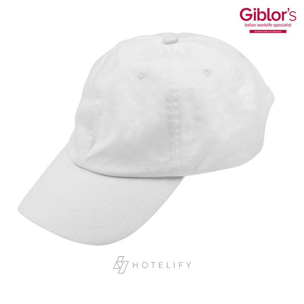 Cappello Monello Baseball, Colore Bianco - Giblor's